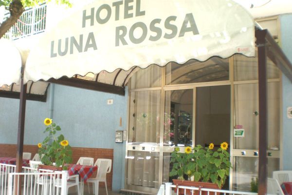 Hotel Luna Rossa Rimini Exteriér fotografie